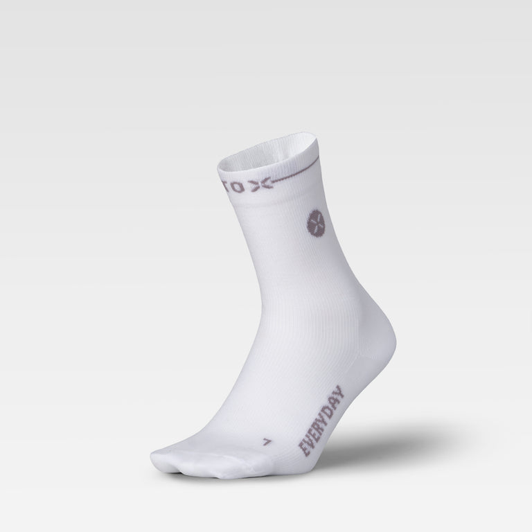 Cotton Everyday Ankle Socks Men White/Light Grey