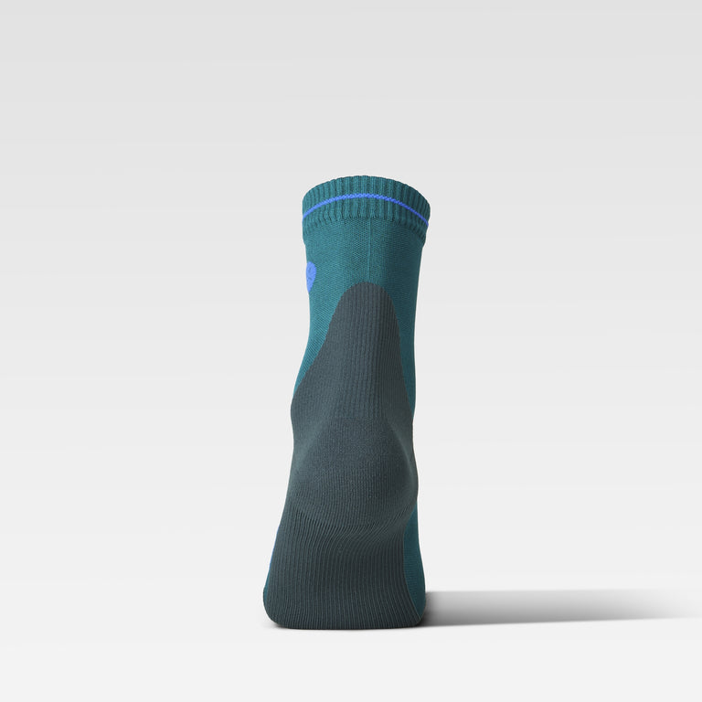 Dryarn® Hiking Ankle Socks Women Green/Blue