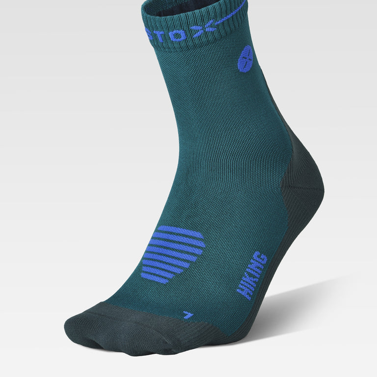 Dryarn® Hiking Ankle Socks Women Green/Blue