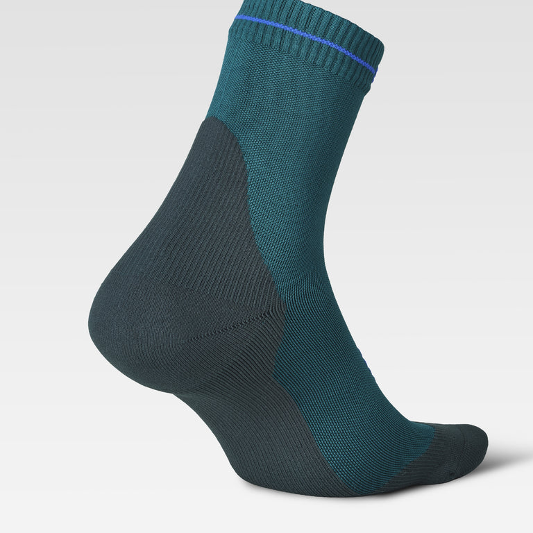 Dryarn® Hiking Ankle Socks Women Green/Blue