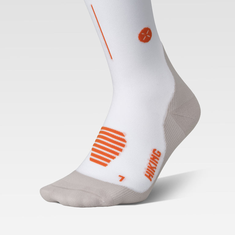 Dryarn® Hiking Socks Women White/Orange