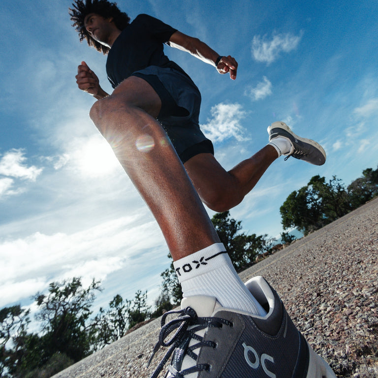 Running Low-Cut Socks Men Black/Light Grey
