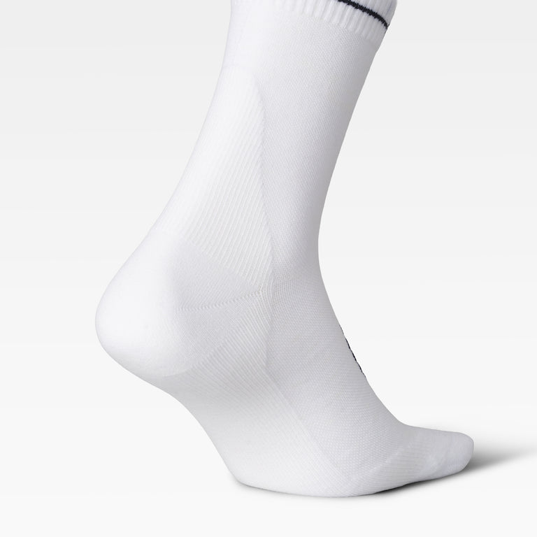 Merino Hiking Ankle Socks Men White/Navy