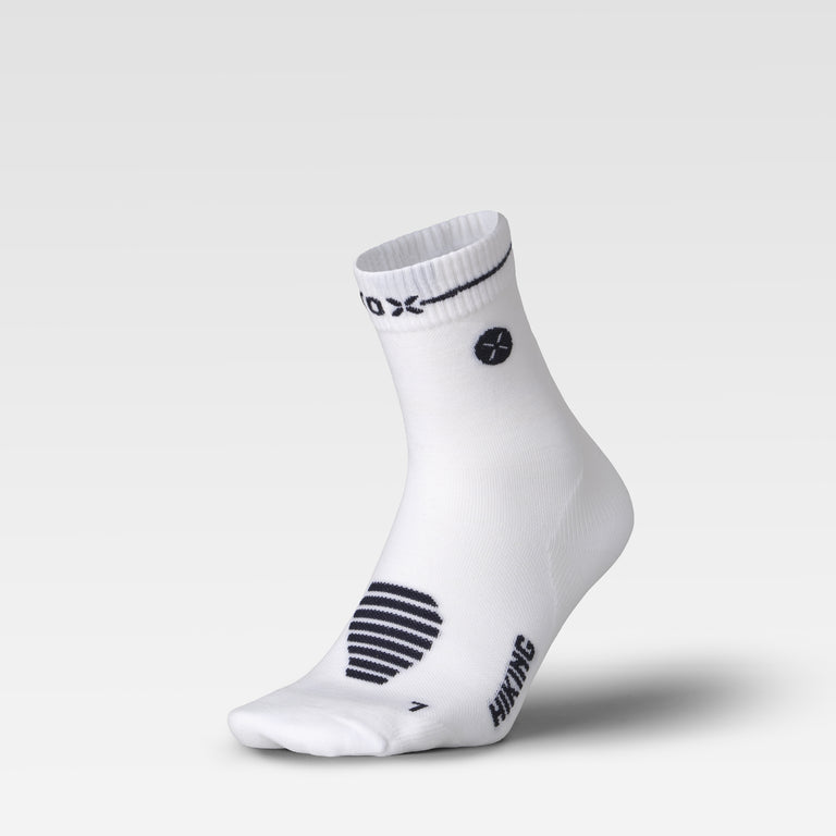 Merino Hiking Ankle Socks Women White/Navy