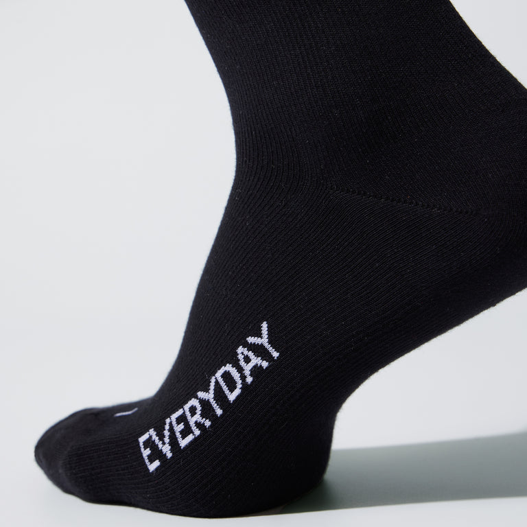 Cotton Everyday Socks Men Black/White