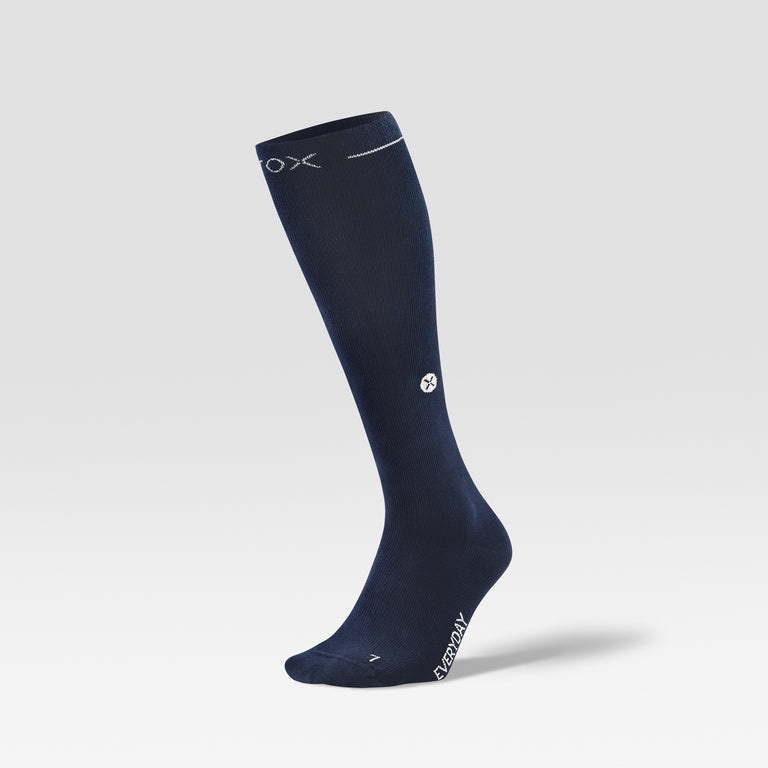 Cotton Everyday Socks Men Bright Navy/White