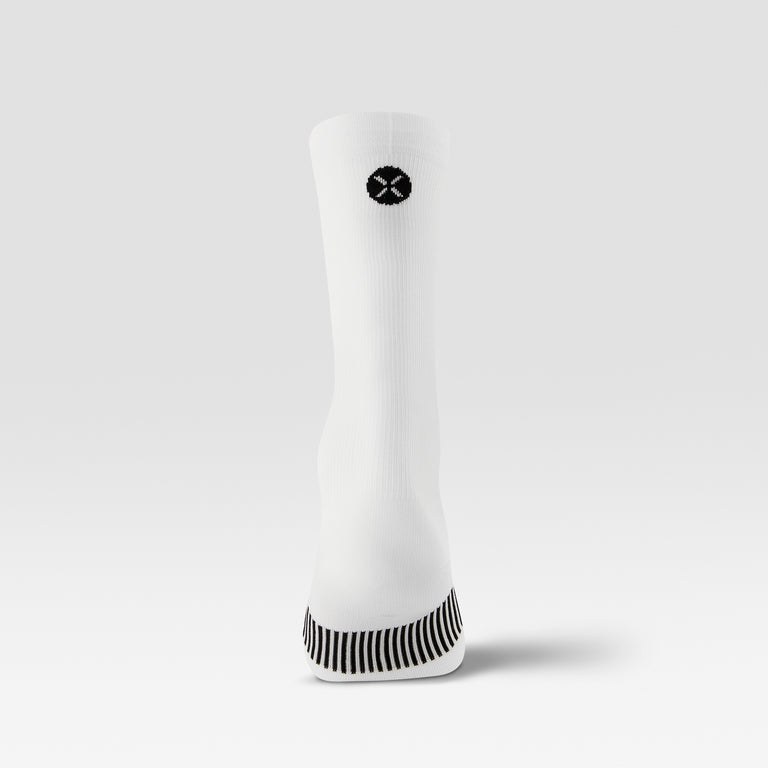 Cycling Mid-Calf Socks Men White/Black