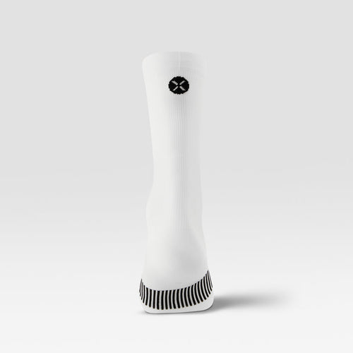Cycling Mid-Calf Socks Men White/Black