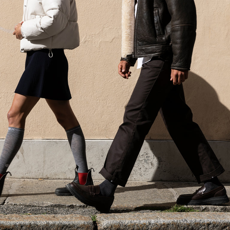 Merino Everyday Socks Men Black/Grey