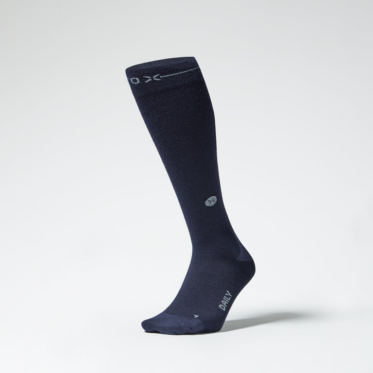 Merino Everyday Socks Men Dark Blue/Grey