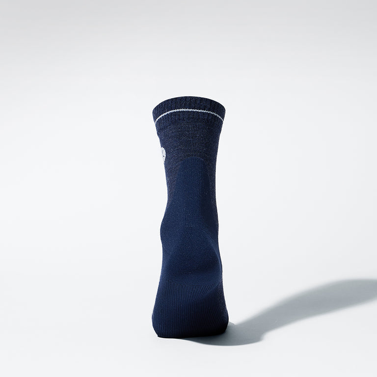 Merino Hiking Ankle Socks Men Blue/Light Grey
