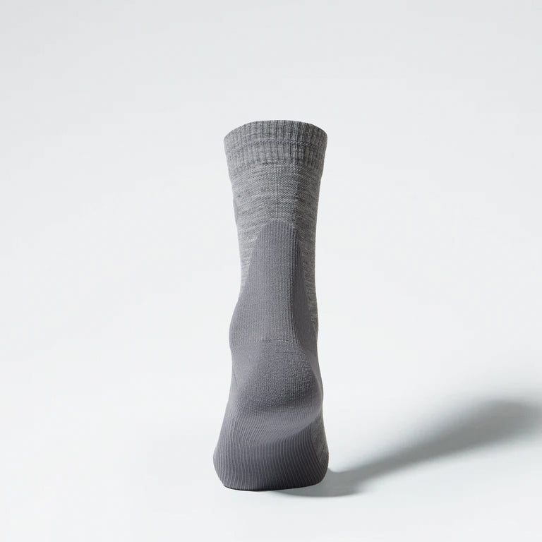 Merino Hiking Ankle Socks Men Mid Grey/Grey