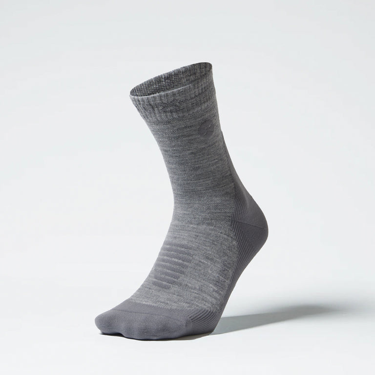 Merino Hiking Ankle Socks Men Mid Grey/Grey