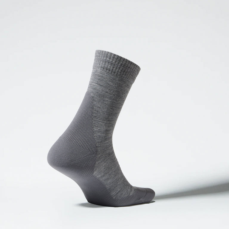 Merino Hiking Ankle Socks Men Mid Grey/Grey