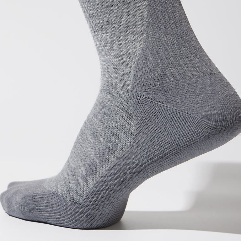 Merino Hiking Ankle Socks Men Mid Grey/Grey