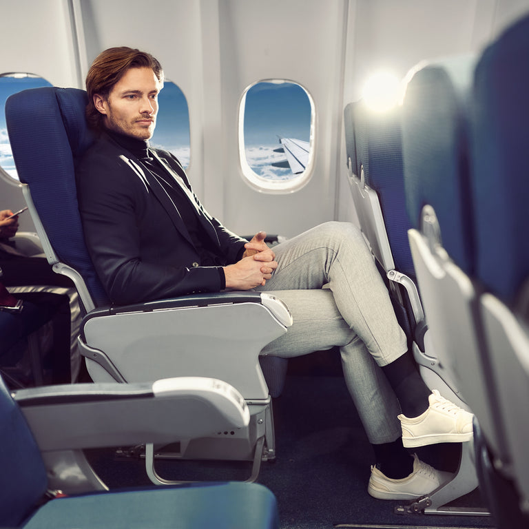 Merino Travel Socks Men Blue