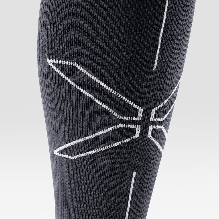 Recovery Socks Men Charcoal/Bright Blue