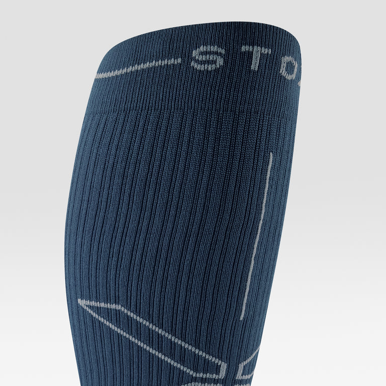 Running Socks Men Blue/Grey