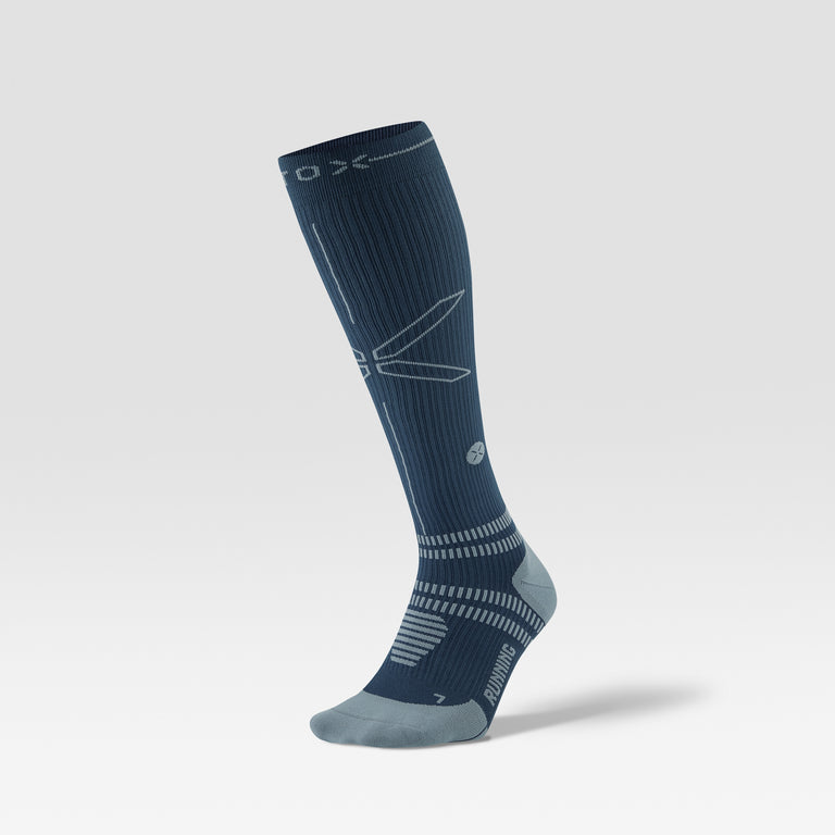 Running Socks Men Blue/Grey