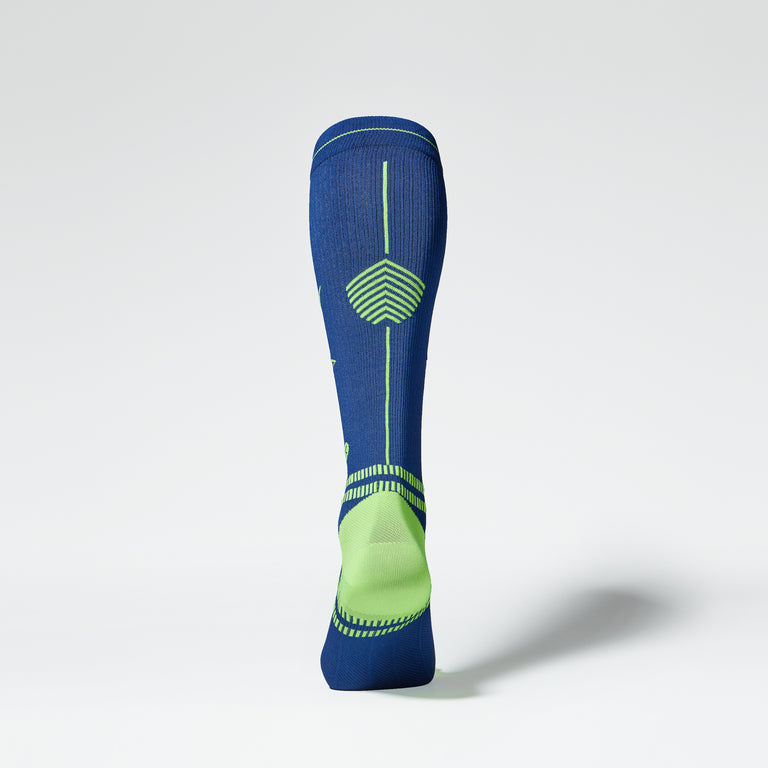 Running Socks Men Dark Blue/Yellow