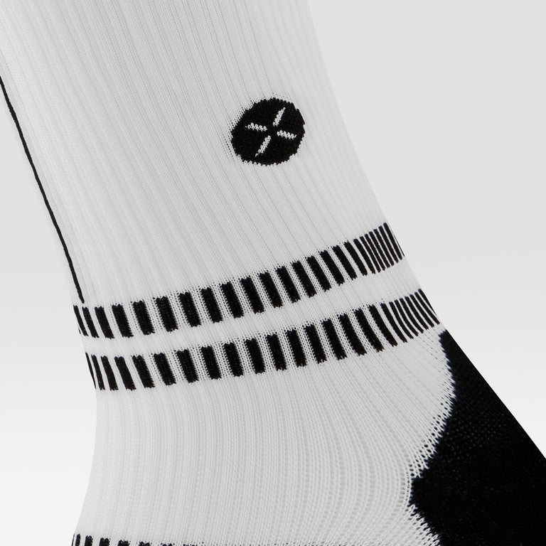 Running Socks Men White/Black