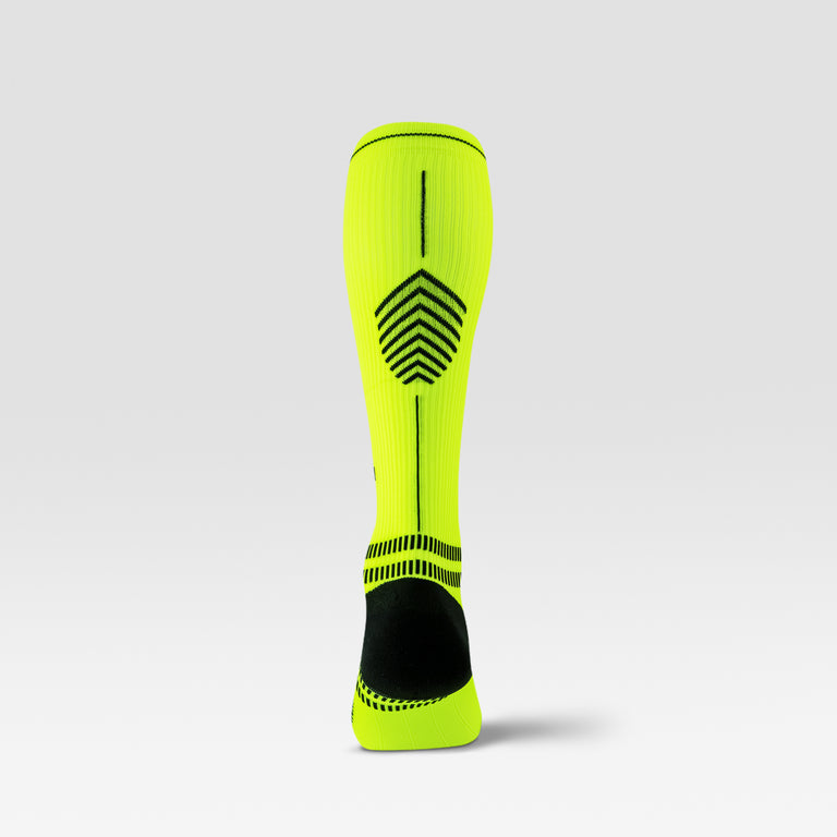 Running Socks Men Neon Green/Black