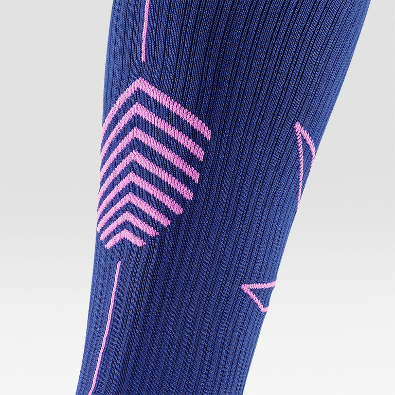 Running Socks Women Dark Blue/Pink
