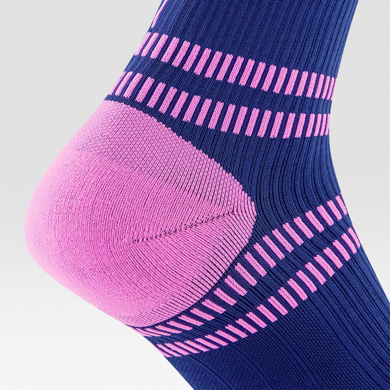 Running Socks Women Dark Blue/Pink