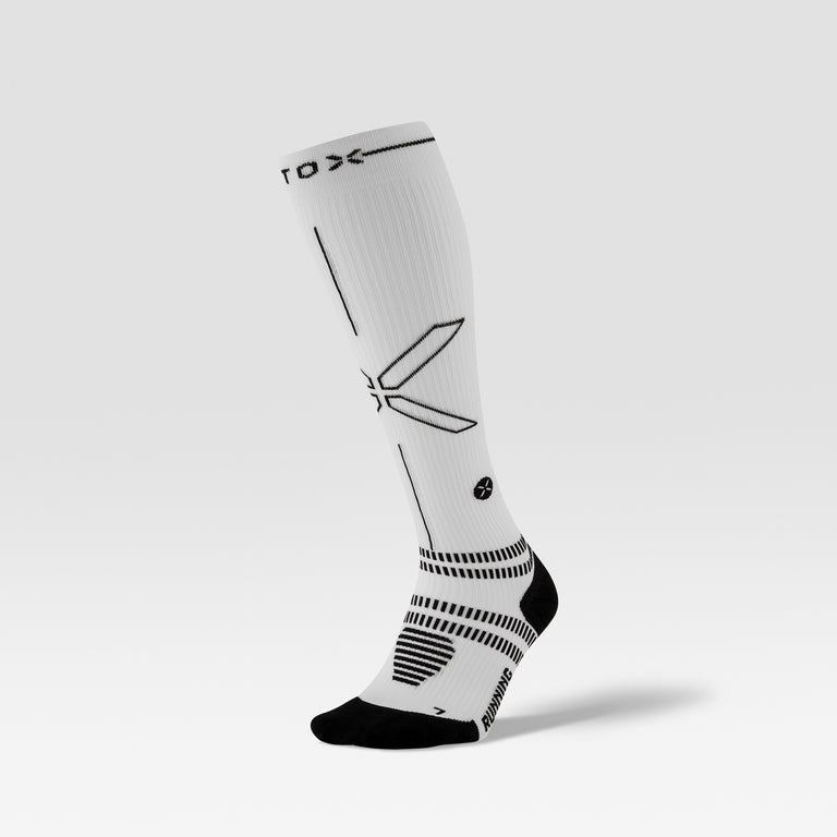 Running Socks Women White/Black