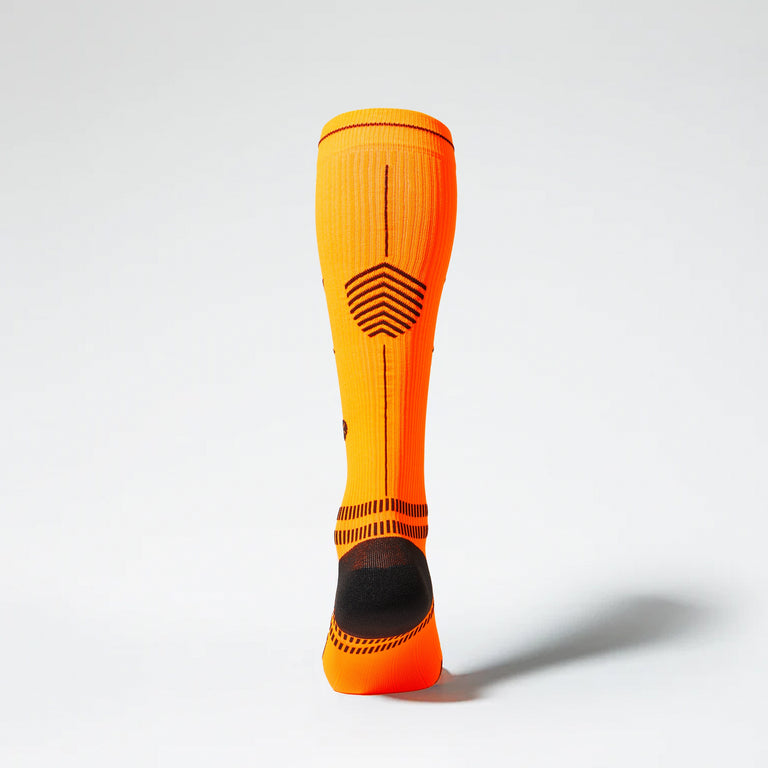 Running Socks Men Orange/Black