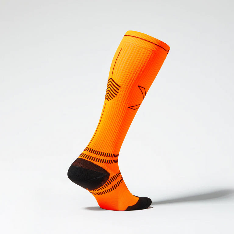 Running Socks Men Orange/Black