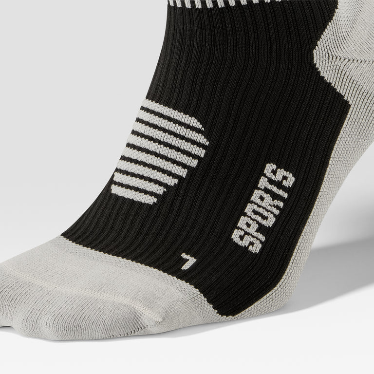 Sports Ankle Socks Men Black/Light Grey