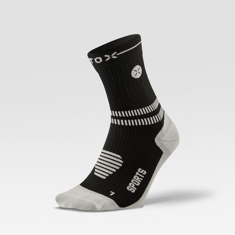 Sports Ankle Socks Men Black/Light Grey