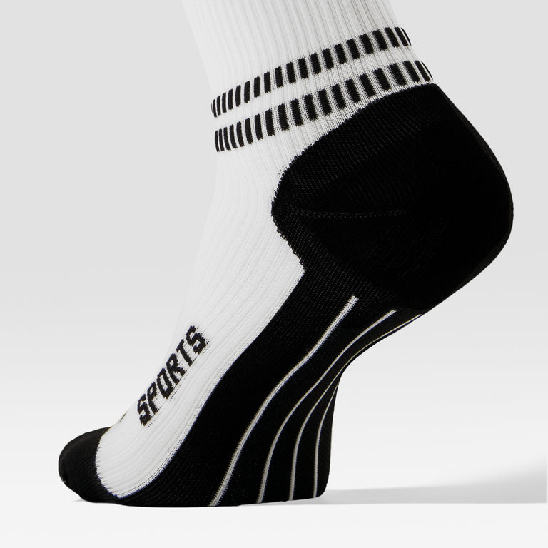 Sports Ankle Socks Men White/Black