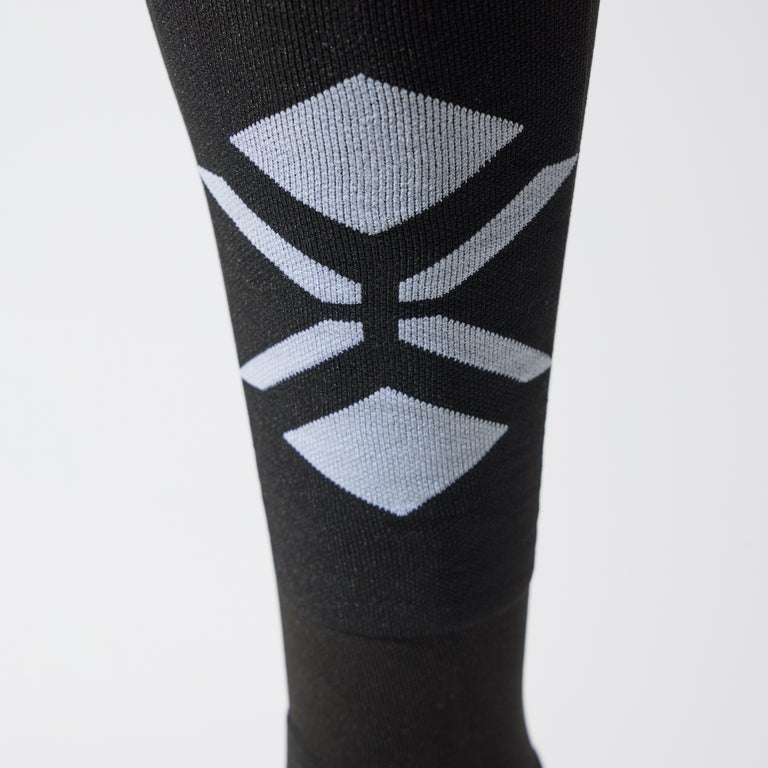 Ultralight Skiing Socks Men Black/White