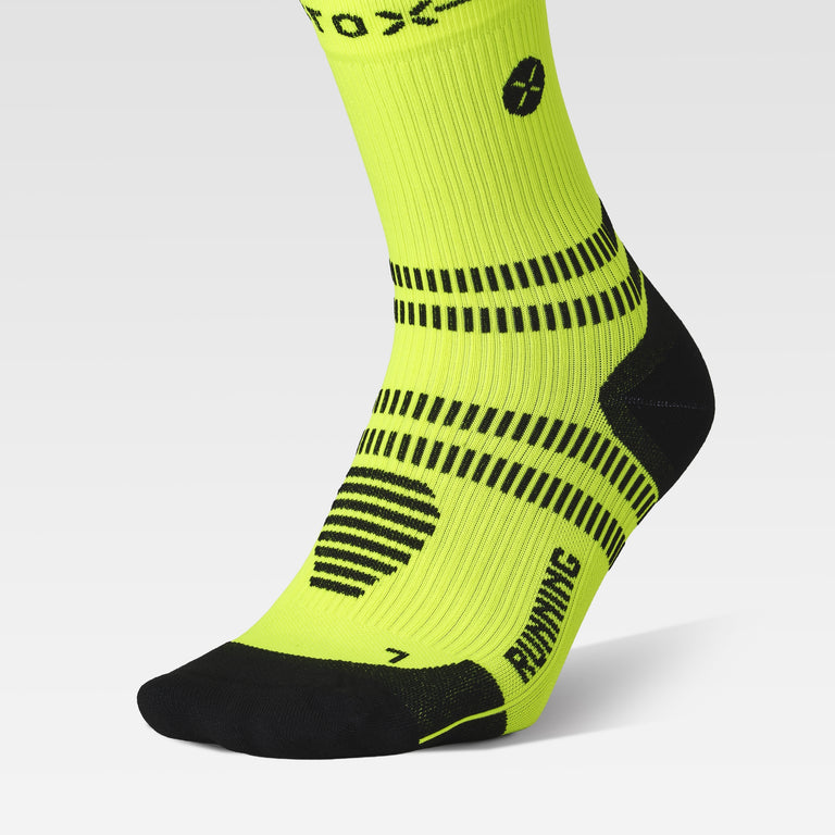 Running Ankle Socks Men Yellow/Black