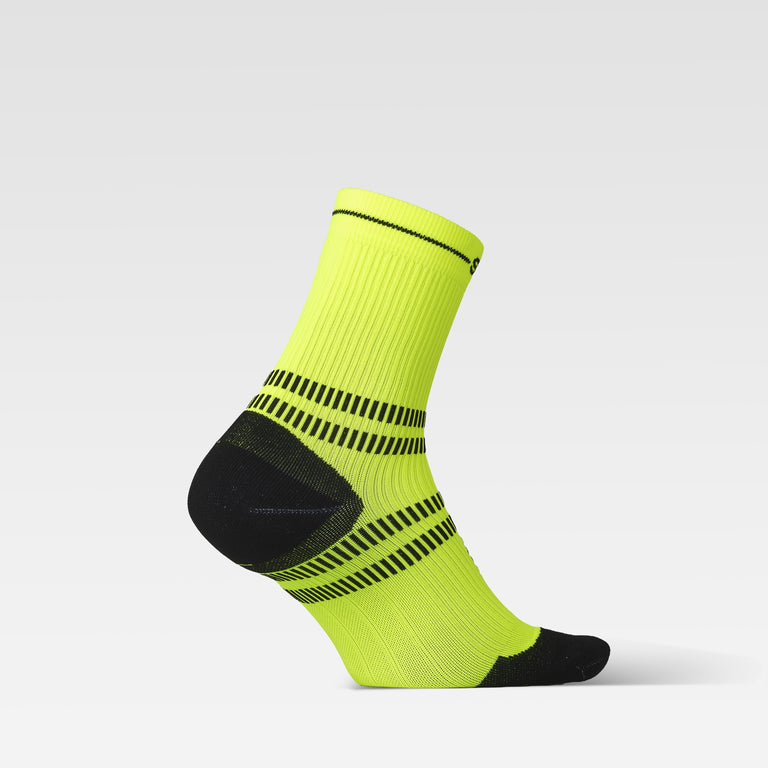 Running Ankle Socks Men Yellow/Black