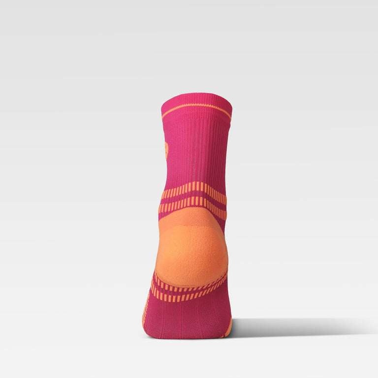 Running Ankle Socks Women Pink/Orange
