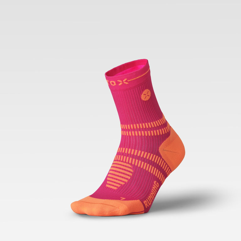 Running Ankle Socks Women Pink/Orange