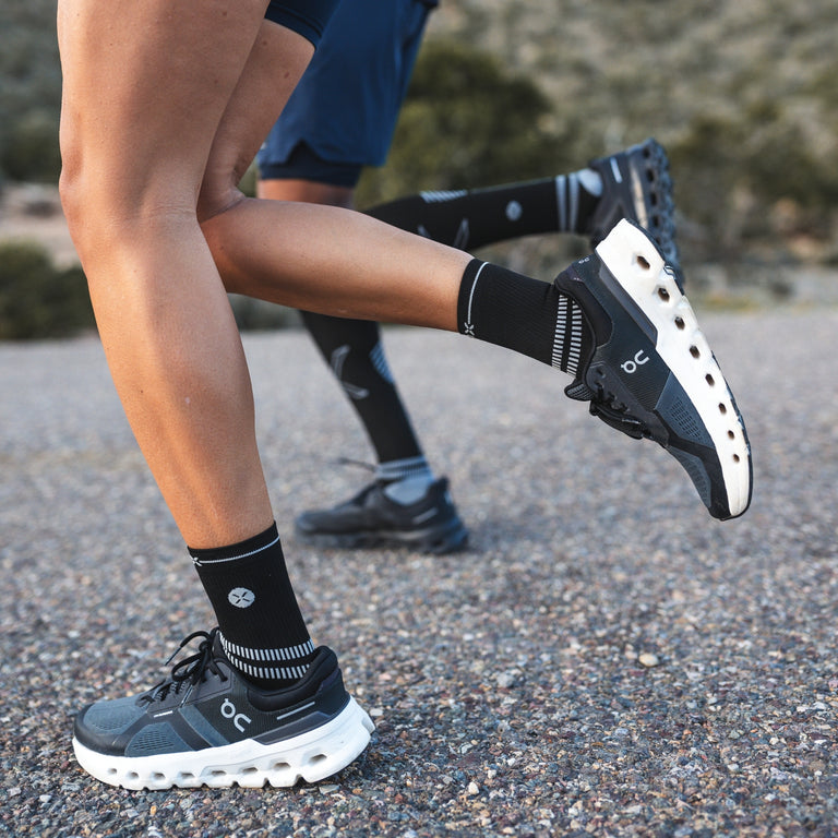 Running Ankle Socks Women Black/Light Grey
