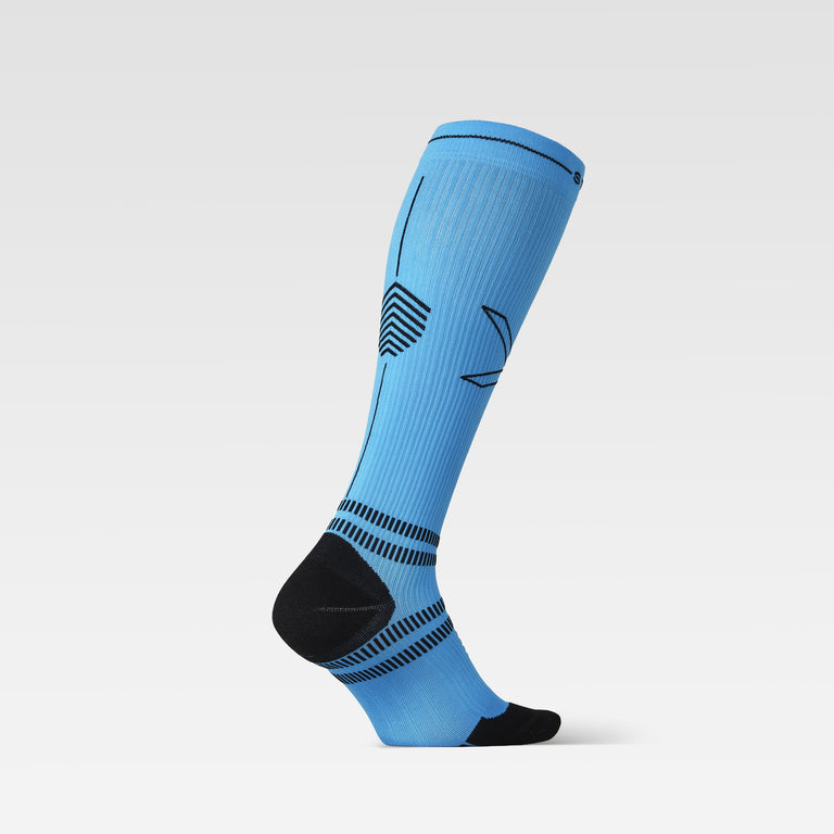 Running Socks Men Blue / Black