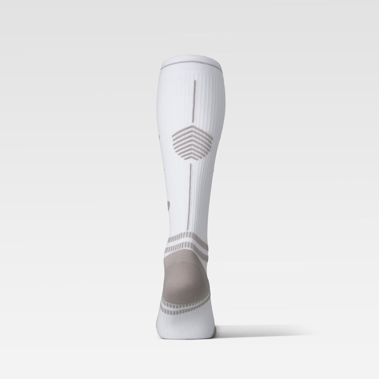 Running Socks Men White/Grey