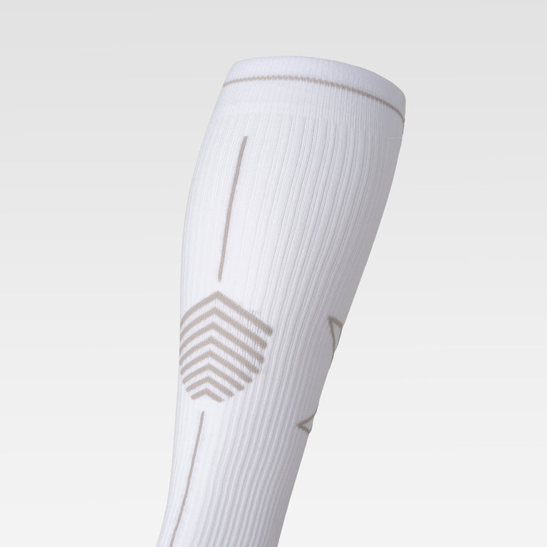 Running Socks Men White/Grey