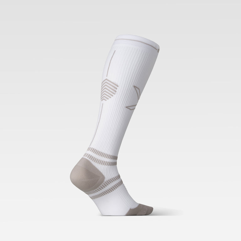 Running Socks Men White/Grey