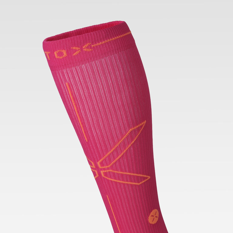 Running Socks Women Pink/Orange