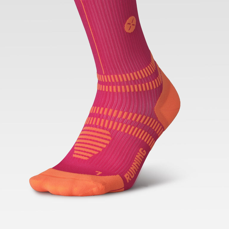 Running Socks Women Pink/Orange